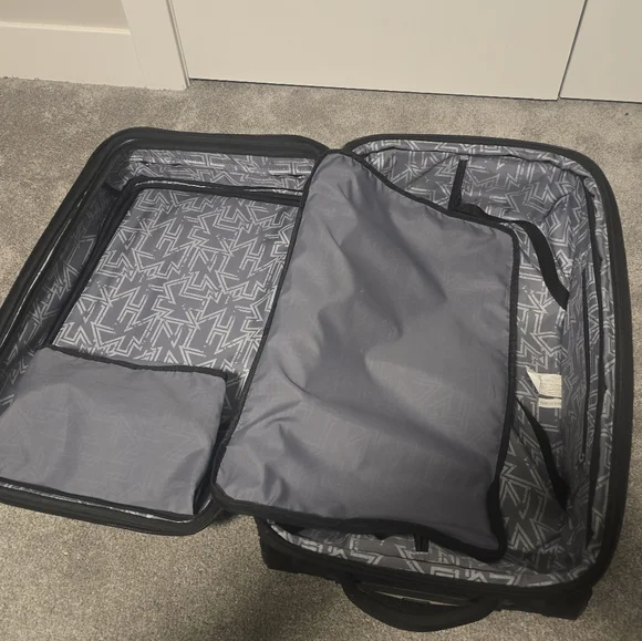 OGIO Black Travel Backpack with Silver Accents